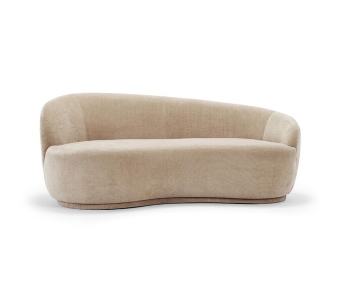 rose sofa 2.5-seater Danny Cream | brown, image 1 of 4
