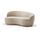 rose sofa 2.5-seater Danny Cream | brown, thumbnail 2 of 4
