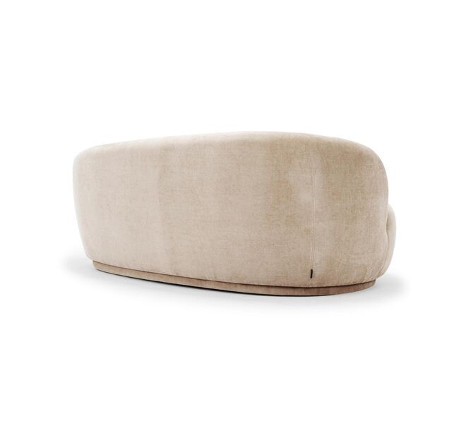 rose sofa 2.5-seater Danny Cream | brown, image 3 of 4
