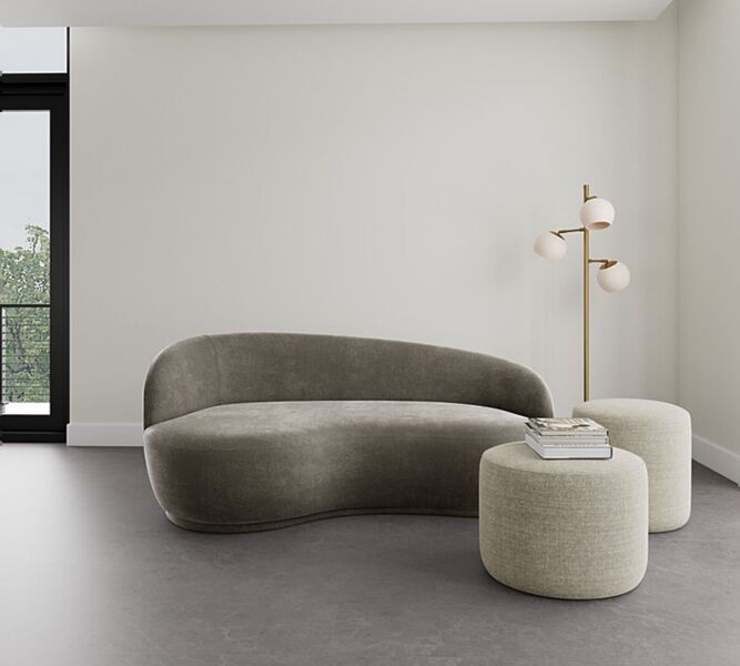 ruža sofa 2,5-sjedalni kauč Planet Grey Green | Siva, image 1 of 4