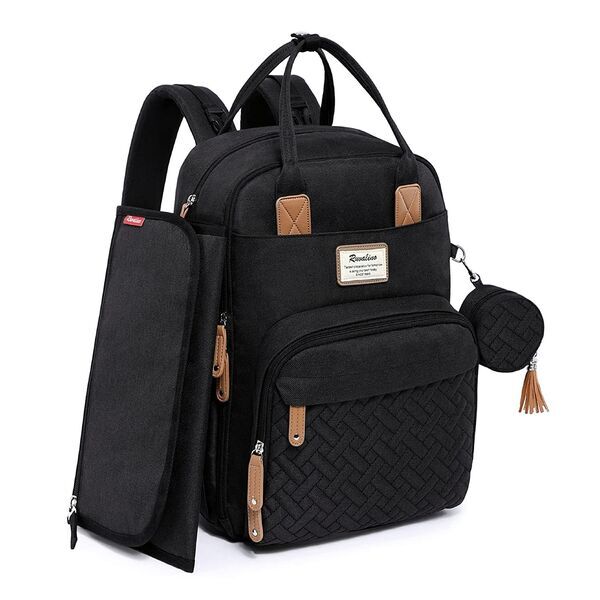 Ruvalino Wickelrucksack | schwarz 1