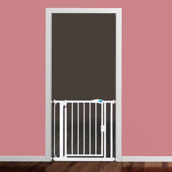 Safetots Selbstschließendes cancello per bambini | bianco | 76 x 65 x 3.5 cm, image 3 of 3