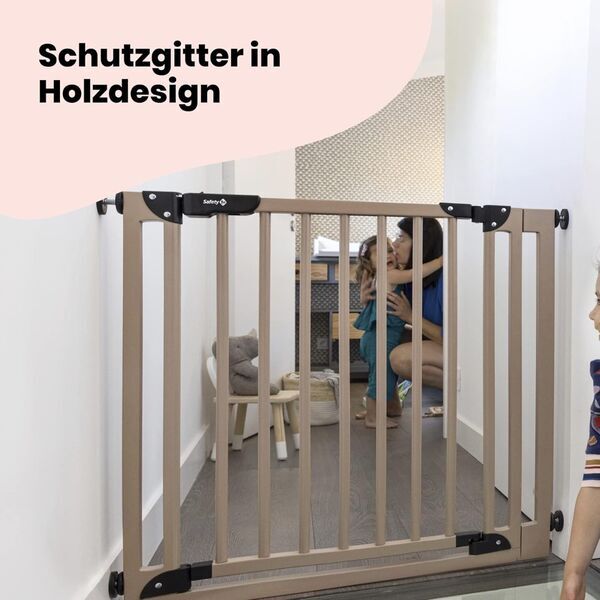Safety 1st Auto Close Sicherheitsgitter | braun 2