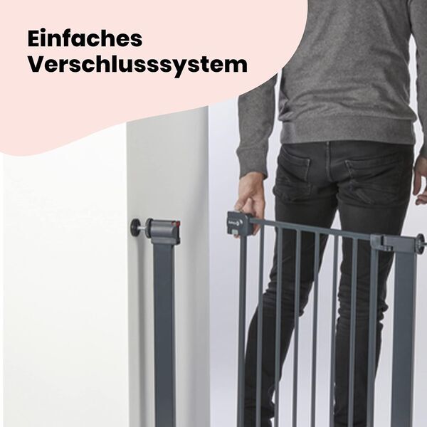 Safety 1st Easy Close Metal Gate | сиво, image 2 of 3