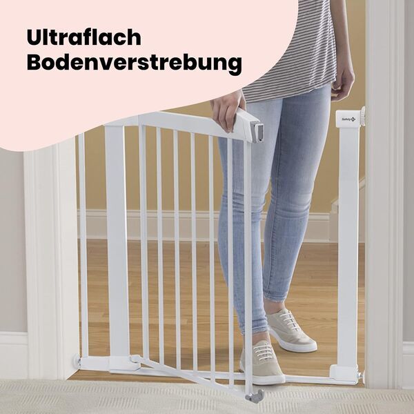 Safety 1st Flat Step Gate | Version Englisch | white 2