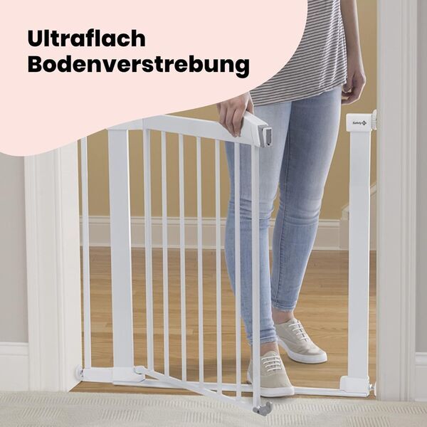 Safety 1st Flat Step Gate Treppenschutzgitter | white | Version Englisch 2