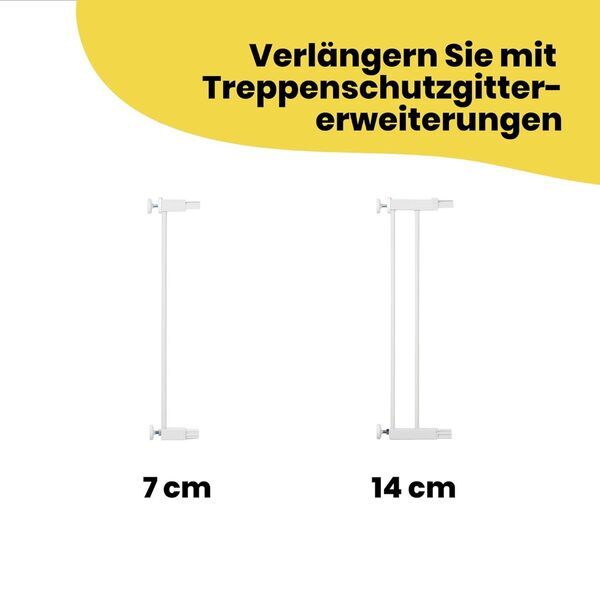Safety 1st Flat Step Gate Treppenschutzgitter | white | Version Englisch 3