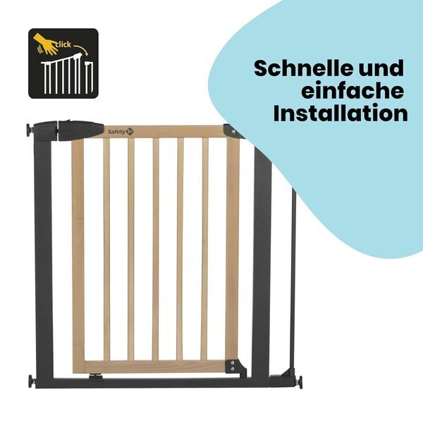 Safety 1st Gate Verlängerung Simply Close | black 3
