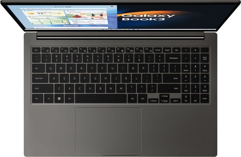 Samsung Galaxy Book3 15 | i5-1335U | 15.6" | 16 GB | 512 GB SSD | Backlit keyboard | gray | Win 11 Home | DE 2