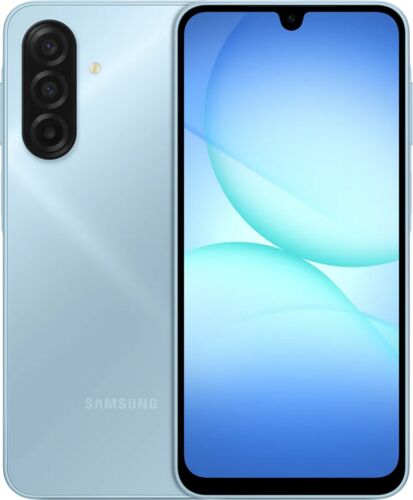 Refurbished Samsung Galaxy A17 in light blue