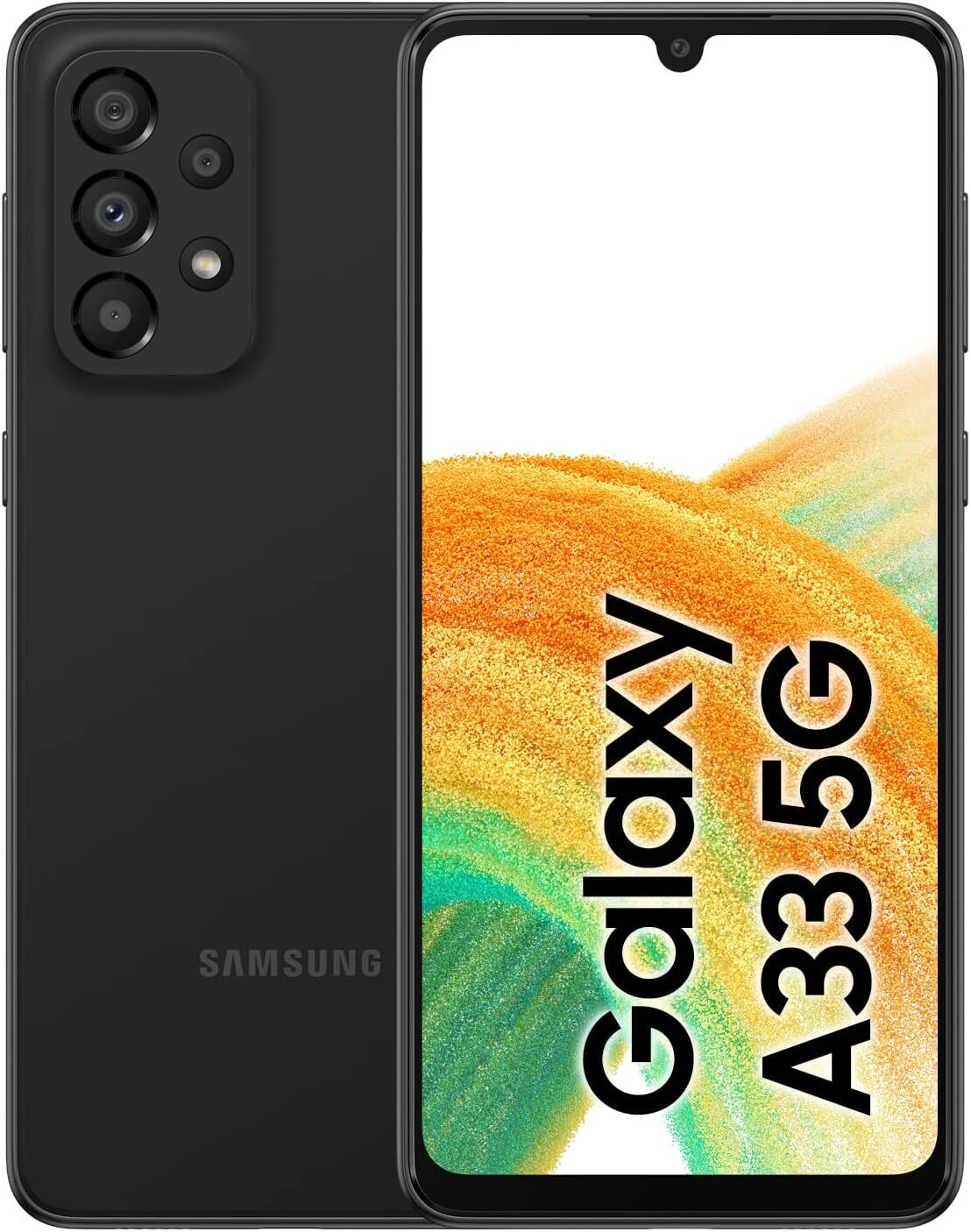 Samsung Galaxy A33 5G | 6 GB | 128 GB | Dual-SIM | zwart