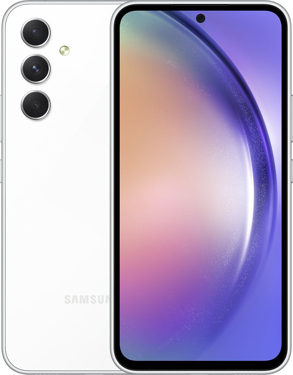 Samsung Galaxy A54 in de kleur Awesome White