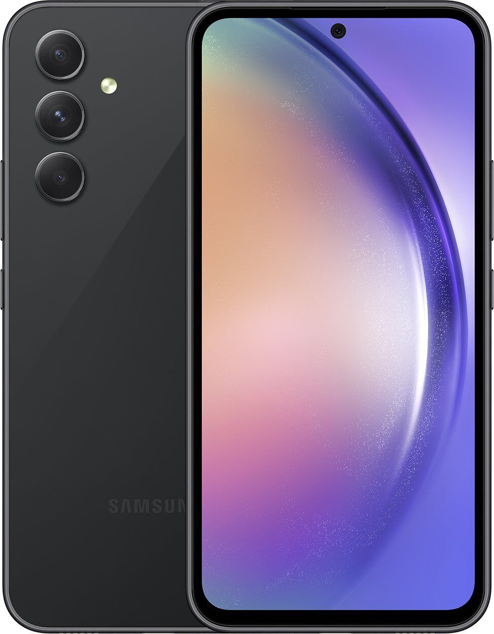 Samsung Galaxy A54 in de kleur Awesome Graphite
