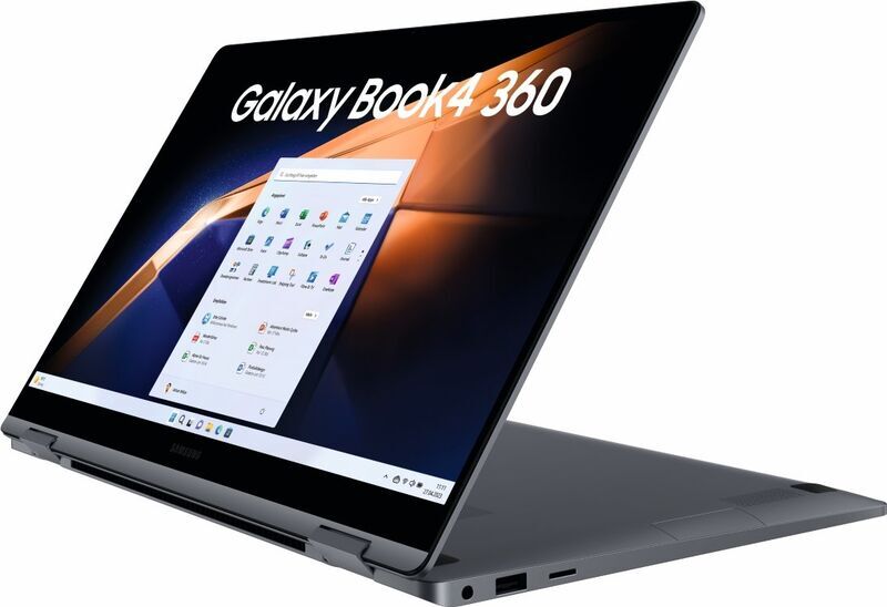 Samsung Galaxy Book4 360 | Core 5 120U | 15.6" | 8 GB | 256 GB SSD | FP | Rysik | szary | Win 11 Home | DE 4