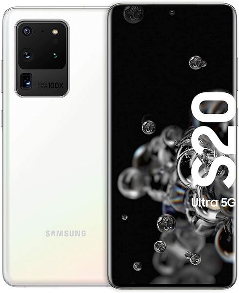 Samsung Galaxy S20 Ultra | 12 GB | 128 GB | Dual-SIM | 5G | Cloud White