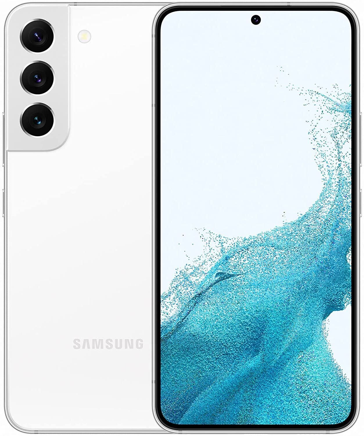 Samsung Galaxy S22 in de kleur Phantom White