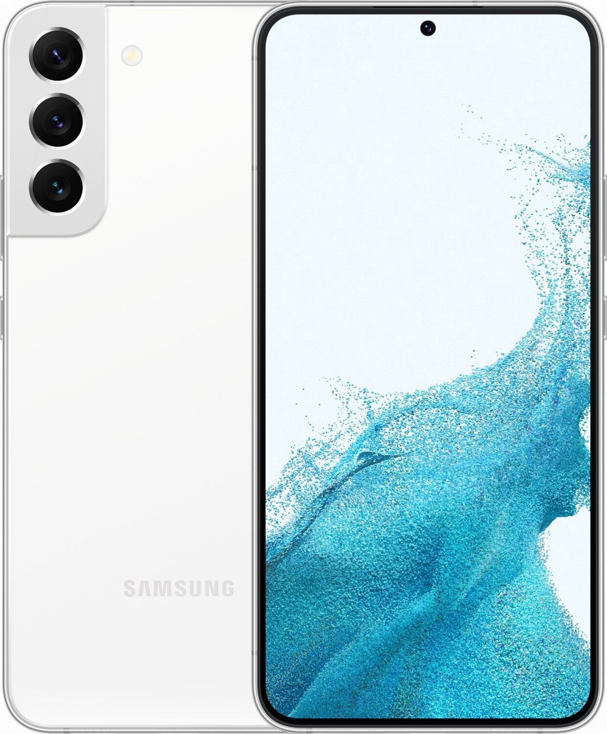 Samsung Galaxy S22 Plus in de kleur Phantom White