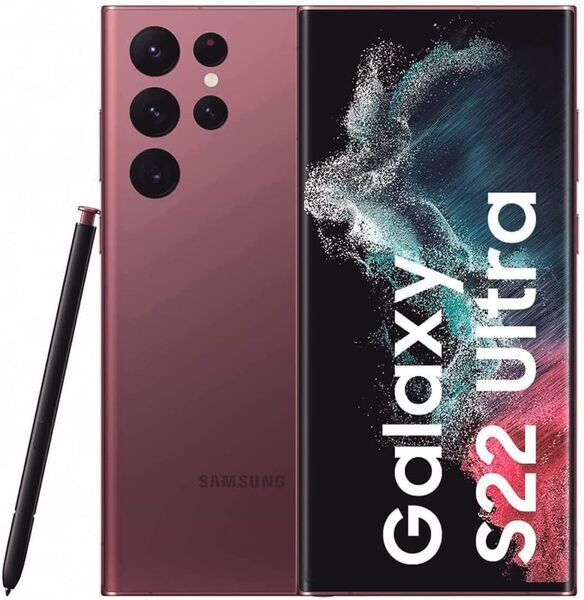 Samsung Galaxy S22 Ultra 5G | 8 GB | 128 GB | Dual-SIM | Burgundy