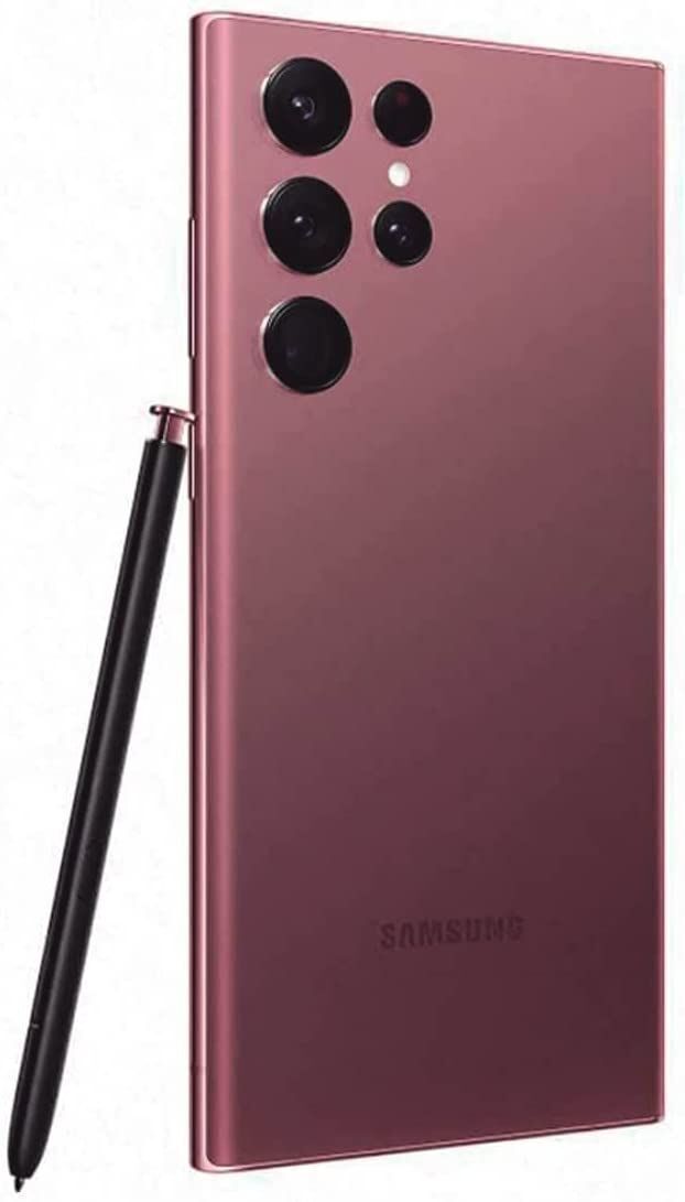 Samsung Galaxy S22 Ultra 5G   12 GB   512 GB   Dual-SIM   Burgundy - Refurbished