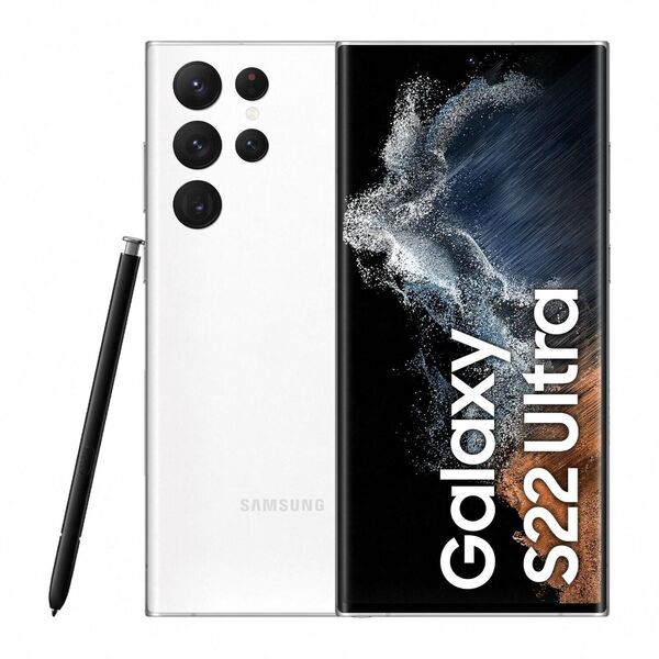 Samsung Galaxy S22 Ultra 5G | 12 GB | 512 GB | Dual-SIM | Phantom White