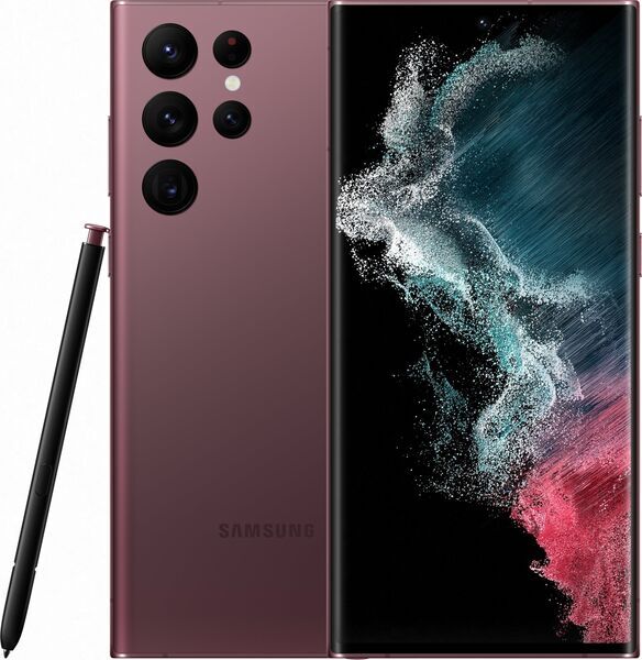 Samsung Galaxy S22 Ultra 5G (US) | 12 GB | 256 GB | Dual-SIM | Burgundy