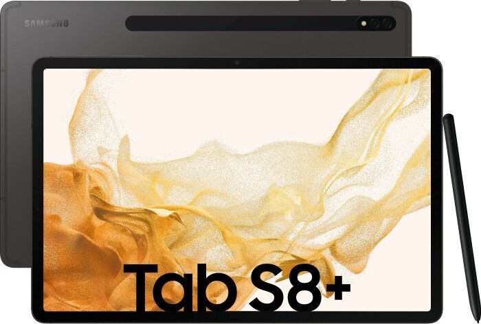 Samsung Galaxy Tab S8+ | 8 GB | 128 GB | 5G | grå