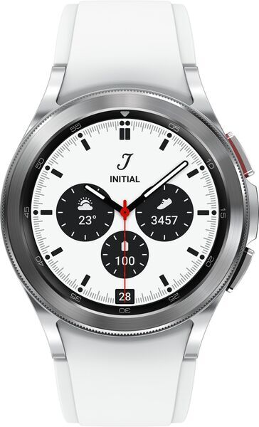 Samsung Galaxy Watch 4 Classic (2021) | R880 | 42 mm | prateado | branco