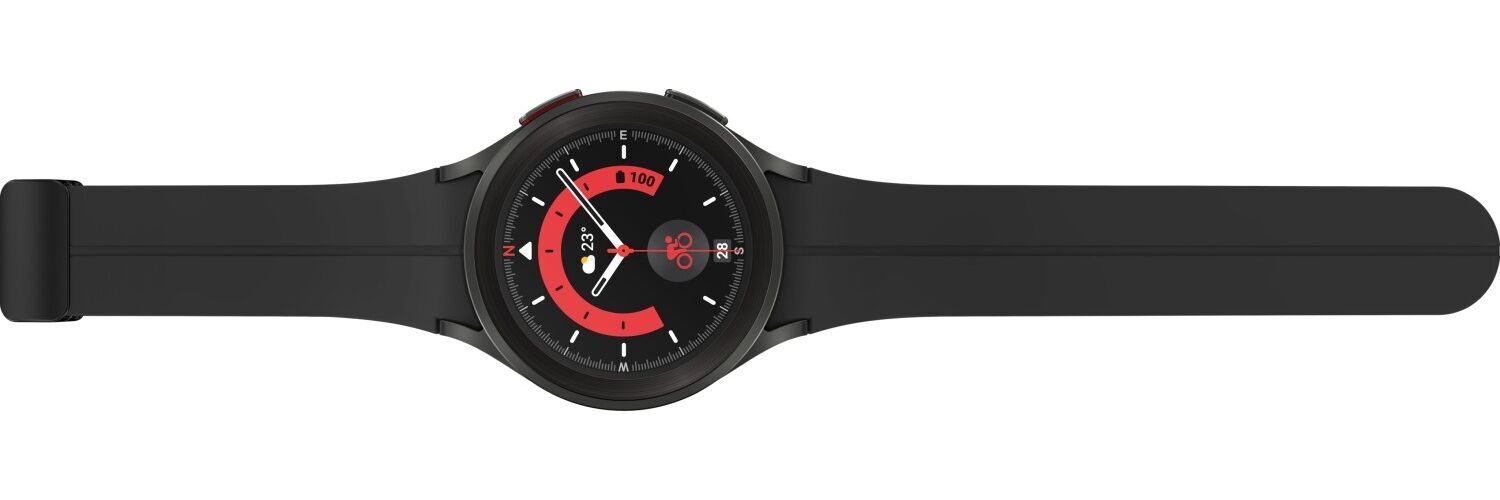 Samsung Galaxy Watch 5 Pro (2022) | 45 mm | 4G | Zwart titanium