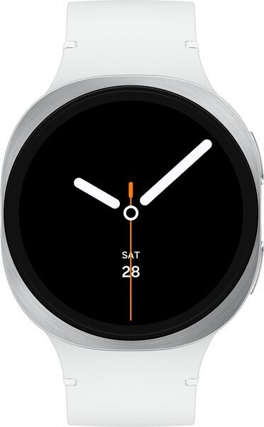 Samsung Galaxy Watch 8 44 mm (2025) | silver | Sport Band White | M/L | BT 2