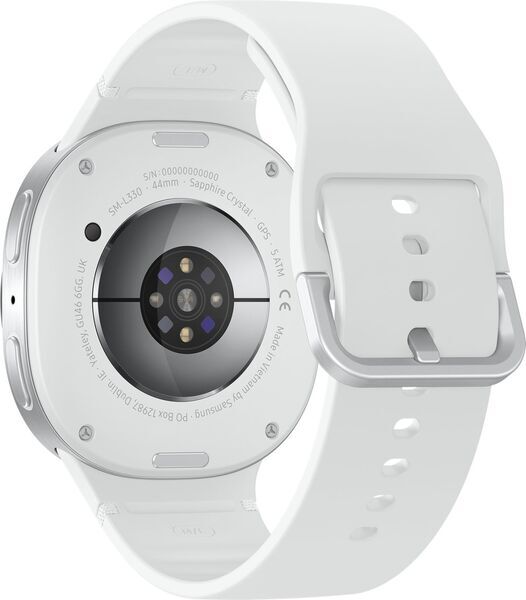 Samsung Galaxy Watch 8 44 mm (2025) | silver | Sport Band White | M/L | BT 5