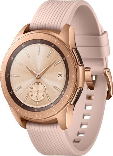 Väldigt bra: Samsung Galaxy Watch 42mm (2018) | roségold | Sportband rosa