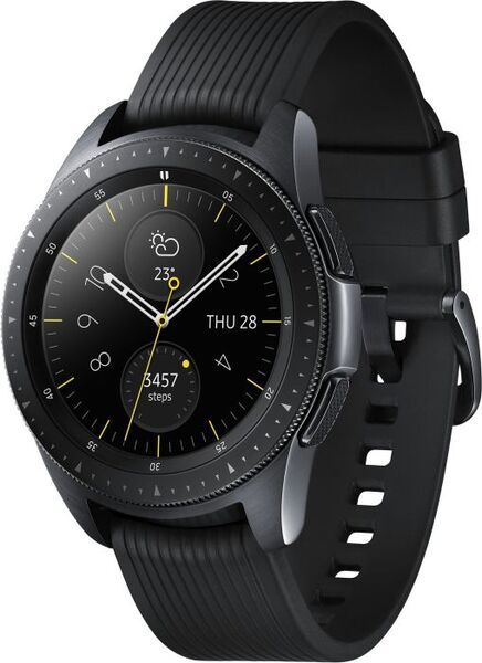 Samsung Galaxy Watch 42mm (2018) | zwart | Sportbandje zwart