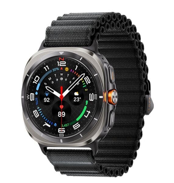Samsung Galaxy Watch Ultra (2024) | Titanium Gray | Trail Band | gris 1