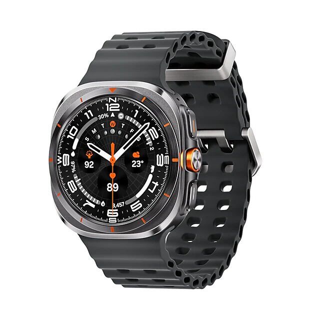 Samsung Galaxy Watch Ultra (2024) | Titaniumgrijs | Marine Band | grijs/zwart