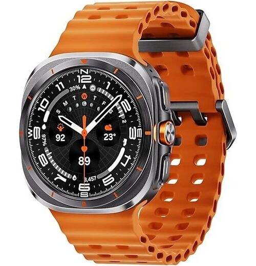 Samsung Galaxy Watch Ultra (2025) Titanium Gray orange