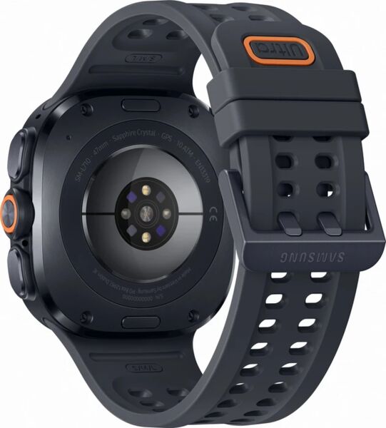 Samsung Galaxy Watch Ultra2 (2026) | Titanium Grey | Marine Band S/M/L | Black, image 4 of 5