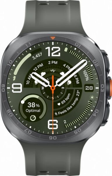 Samsung Galaxy Watch Ultra2 (2026) | Titanovo Srebrna | Pašček Marine S/M/L | Olivna, image 2 of 5