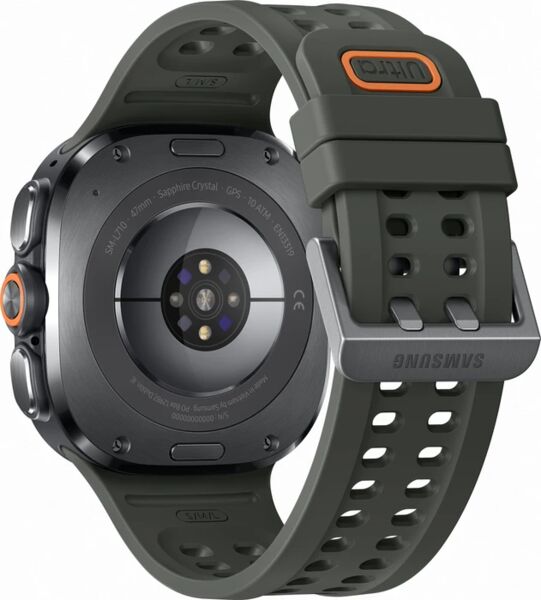 Samsung Galaxy Watch Ultra2 (2026) | Titanovo Srebrna | Pašček Marine S/M/L | Olivna, image 4 of 5