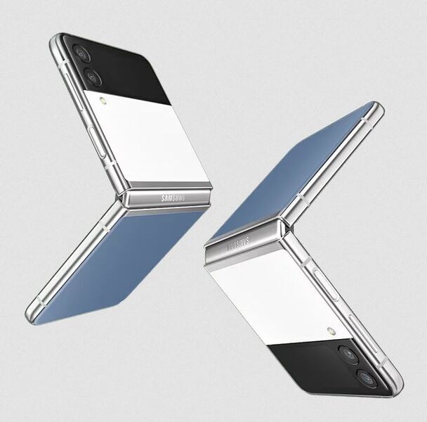 Samsung Galaxy Z Flip3 5G Bespoke Edition | 8 GB | 256 GB | Dual SIM | bílá/modrá/stříbrná, image 1 of 4