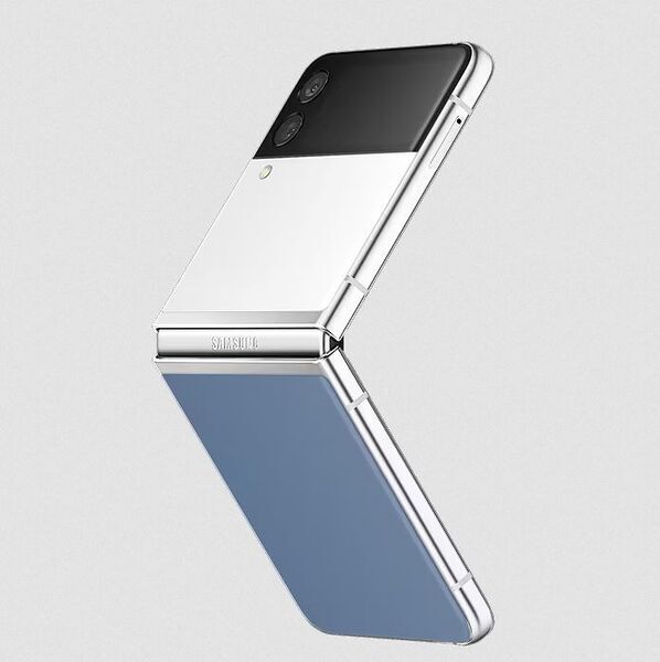 Samsung Galaxy Z Flip3 5G Bespoke Edition | 8 GB | 256 GB | Dual SIM | bílá/modrá/stříbrná, image 3 of 4