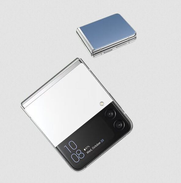 Samsung Galaxy Z Flip3 5G Bespoke Edition | 8 GB | 256 GB | Dual SIM | bílá/modrá/stříbrná, image 4 of 4