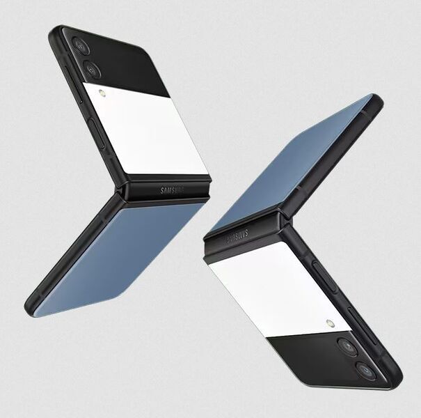 Samsung Galaxy Z Flip3 5G Bespoke Edition | 8 GB | 256 GB | Dual-SIM | vit/blå/svart
