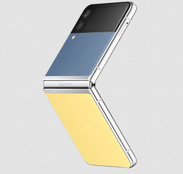 Samsung Galaxy Z Flip3 5G Bespoke Edition | 8 GB | 256 GB | Dual-SIM | blau/gelb/silber 2