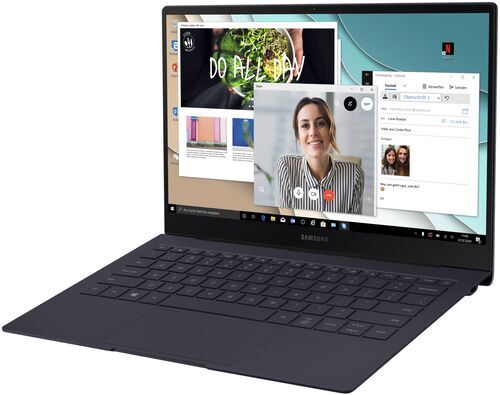 Väldigt bra: Samsung Galaxy Book S W767 | Snapdragon 8cx | 13.3" | 8 GB | 256 GB SSD | Mercury grå | Win 10 Home | DE