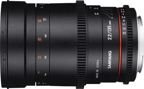 Som Ny: Samyang 135mm T2.2 VDSLR ED UMC | Sony E | svart