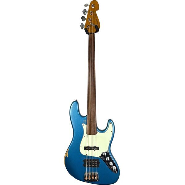 Sandberg California JM4 Fretless Bass Soft Aged - Lake Placid Blue | Lake Placid Blue, image 3 of 5