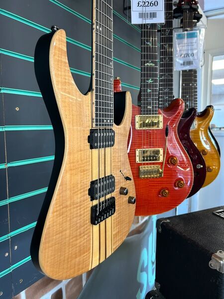 Schecter Banshee Elite 7 String Gloss Natural 2019 Electric Guitar | Gloss Natural, image 3 of 5