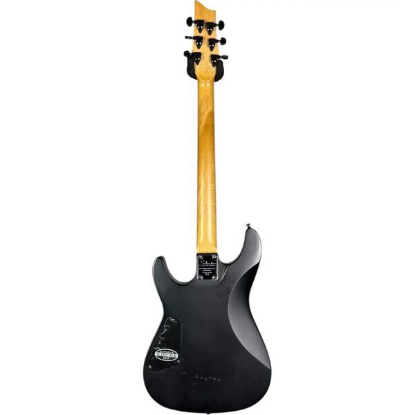 Schecter Damien-6 2008 - Matte Black | matt svart, image 3 of 4
