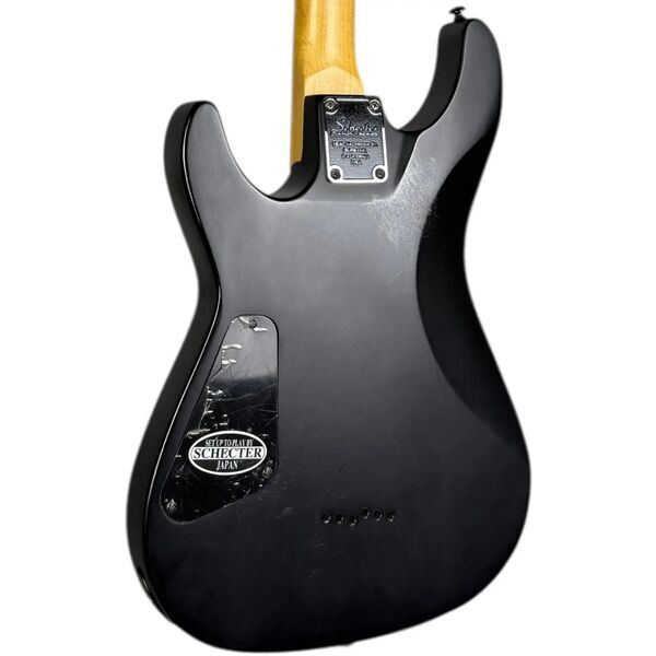 Schecter Damien-6 2008 - Matte Black | matt svart, image 4 of 4