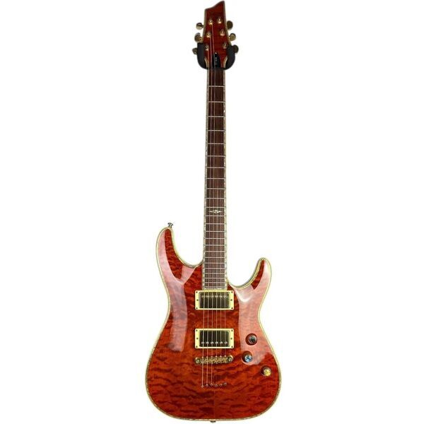 Schecter Diamond Series C-1 Elite 2008 - Amber Quilt | Amber Quilt, image 2 of 4